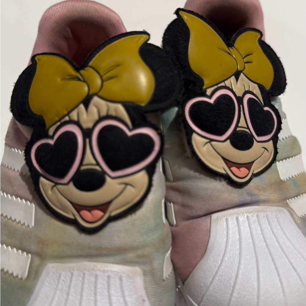 adidas Kids Minnie Mouse Sneakers - Pink, Yellow, White
